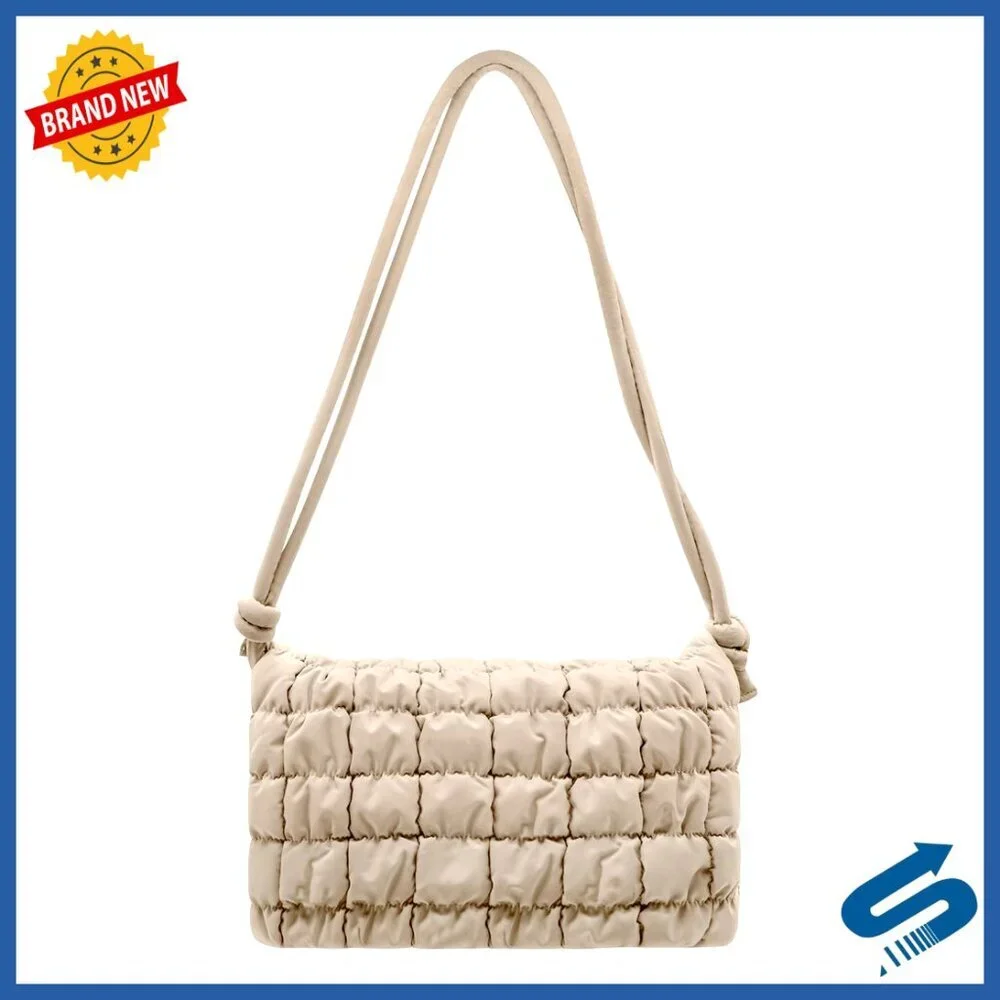 Small Waterproof Hobo Shoulder Bag with Adjustable Strap, Magnetic Closure